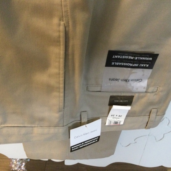 NWT Mens Calvin Klein100% Cotton Casual Pants - Picture 8 of 10